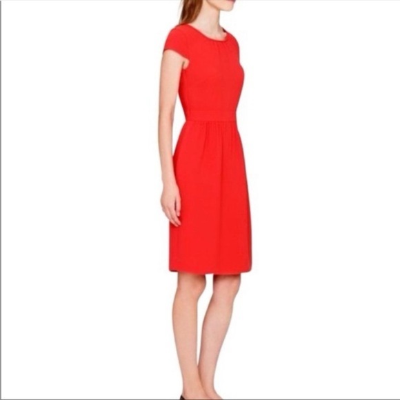 J. Crew Vibrant Red Midi Dress - Picture 4 of 7
